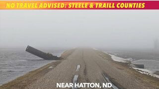 No Travel Advised In Traill & Steele Counties