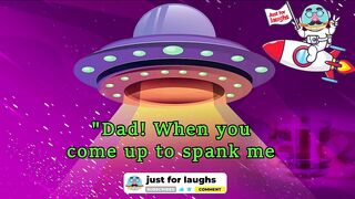 Funny jokes - I'll come up and spank you