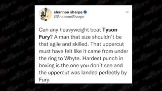 FIGHTERS & CELEBRITIES REACTION TO TYSON FURY KNOCKING OUT DILLIAN WHYTE VIA UPPERCUT FROM HELL!