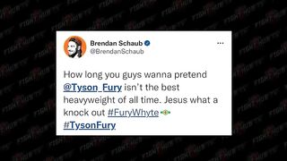 FIGHTERS & CELEBRITIES REACTION TO TYSON FURY KNOCKING OUT DILLIAN WHYTE VIA UPPERCUT FROM HELL!