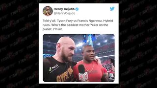 FIGHTERS & CELEBRITIES REACTION TO TYSON FURY KNOCKING OUT DILLIAN WHYTE VIA UPPERCUT FROM HELL!