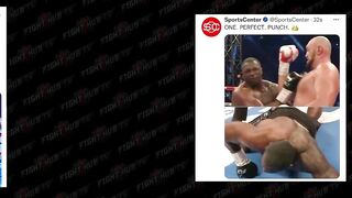 FIGHTERS & CELEBRITIES REACTION TO TYSON FURY KNOCKING OUT DILLIAN WHYTE VIA UPPERCUT FROM HELL!