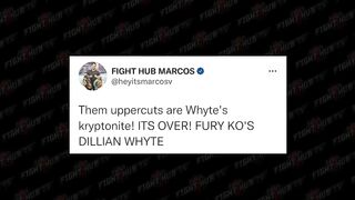 FIGHTERS & CELEBRITIES REACTION TO TYSON FURY KNOCKING OUT DILLIAN WHYTE VIA UPPERCUT FROM HELL!