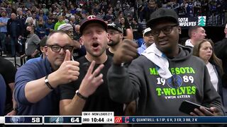 Crazy Fan Runs on Court During Grizzlies-Timberwolves Game ????