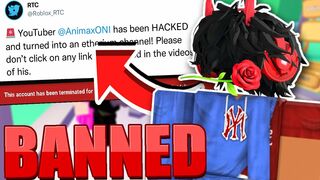 HUGE ROBLOX YOUTUBER HACKED AND BANNED