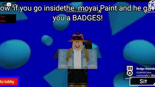 HOW TO GET Moyai. BADGES! Bambi Oc Rp (ROBLOX)