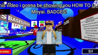 HOW TO GET Moyai. BADGES! Bambi Oc Rp (ROBLOX)