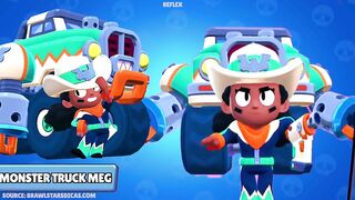 BRAWL STARS STUNTSHOW UPDATE NEW BRAWLERS AND SKINS ANIMATION