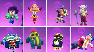 Every New Brawler’s Win Animation & Bonnie and Janet Brawl Stars #StuntShow Update