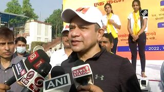 Union Railways Minister Vaishnaw takes part in Yoga session in Delhi ahead of International Yoga Day