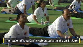 Union Railways Minister Vaishnaw takes part in Yoga session in Delhi ahead of International Yoga Day