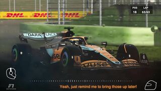 Daniel told Lando got a podium | F1 2022 Emilia Romagna GP