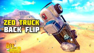 ZED TRUCK DOING BACK FLIP COMPILATION | OFF THE ROAD OPEN WORLD DRIVING GAME