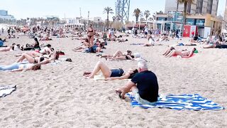 Spain best beaches ????????????️Barcelona beach walk/2022