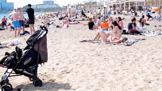 Spain best beaches ????????????️Barcelona beach walk/2022