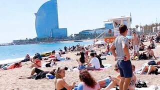 Spain best beaches ????????????️Barcelona beach walk/2022