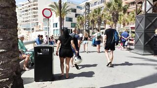 BENIDORM ???????? LEVANTE BEACH APRIL 2022 Costa Blanca SPAIN Walking Tour 4K