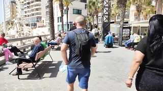 BENIDORM ???????? LEVANTE BEACH APRIL 2022 Costa Blanca SPAIN Walking Tour 4K