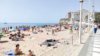 BENIDORM ???????? LEVANTE BEACH APRIL 2022 Costa Blanca SPAIN Walking Tour 4K