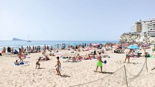 BENIDORM ???????? LEVANTE BEACH APRIL 2022 Costa Blanca SPAIN Walking Tour 4K