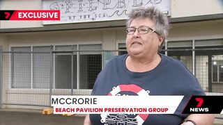 Redcliffe residents still fighting to save Suttons Beach Pavilion | 7NEWS