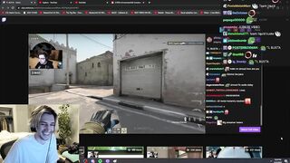 xQc cant stop laughing at TL Busta Juicers raid Shroud Stream Chat