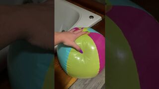 NAIL POPPING BEACHBALL (PREVIEW ON ONLYFANS)