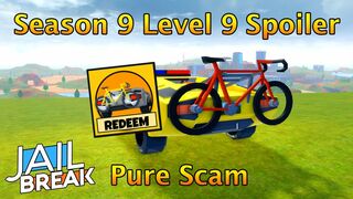 Unlocking Season 9 Level 9 Bicycle Spoiler in Roblox Jailbreak! A big disappointment...