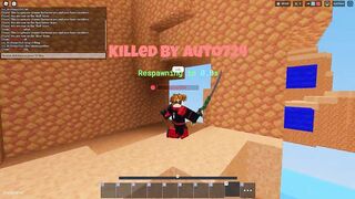 I 1v1 @auto724  in roblox bedwars