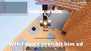 I 1v1 @auto724  in roblox bedwars