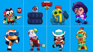 Brawl Stars New April update All Skins Winning and Losing Animations