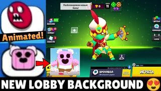 Brawl Stars New Lobby Background! ???? | New Default Animated Pins! | Sakura Spike Pin! | Sneak Peaks!