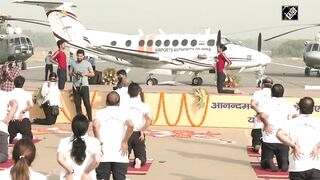 Civil Aviation Ministry organises “Yog Prabha” to encourage Yoga for good health