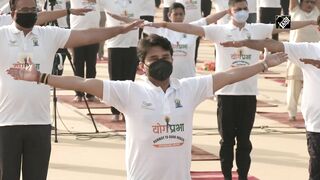 Civil Aviation Ministry organises “Yog Prabha” to encourage Yoga for good health