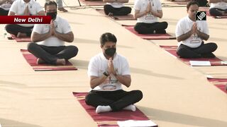 Civil Aviation Ministry organises “Yog Prabha” to encourage Yoga for good health