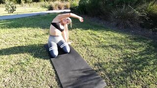 Stress Relief Yoga Outdoor