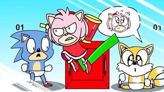 AMY.EXE Mystery Box Challenge | Sonic The Hedgehog 2 ANIMATION COMPILATION