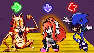 FNF Character Test | Gameplay vs Playground | Gorefield - Garfield, Monika, Sonic Exe Compilation