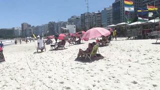 ????????Rio de Janeiro Copacabana Beach Walk Tour BRAZİL