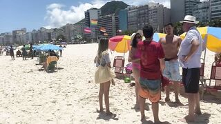 ????????Rio de Janeiro Copacabana Beach Walk Tour BRAZİL