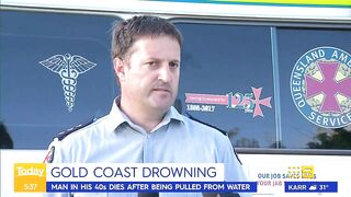 Man dies on Gold Coast beach after ignoring lifeguard warning | 9 News Australia