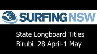 NSW State Longboard Titles (promo) April 28-May 1 @ Birubi Beach