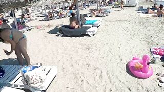 Part 5 Plaja Paco Beach 4K VIDEO  Sun Summer Party Fun Mamaia Bikini Beach