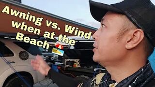 AWNING vs WIND: HACK to Prevent Damage when at the BEACH