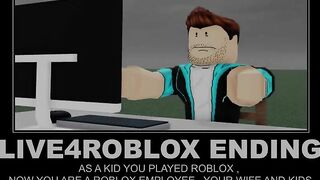 Started playing Roblox (All endings)