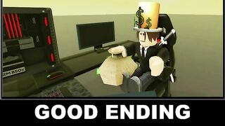 Started playing Roblox (All endings)