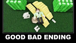 Started playing Roblox (All endings)