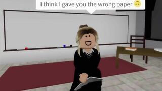 When you got the lowest score in class! | Brookhaven ???? Meme (Roblox)