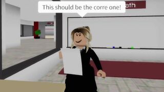 When you got the lowest score in class! | Brookhaven ???? Meme (Roblox)