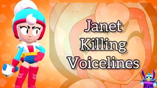 New Brawler JANET Voice Lines And PINS  - Brawl Stars Season 12 Update